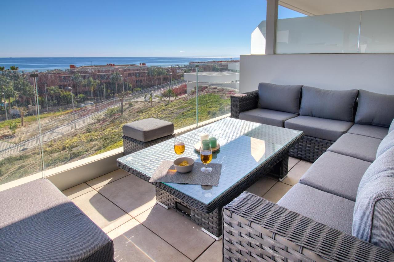 Newly Constructed 2 Bed Apartment With Sea Views Casares Kültér fotó